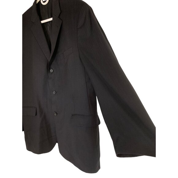Burberry Mens 44R Blazer 3-Button Single-Breasted Wool Pinstripe USA RP10556 - Picture 3 of 16
